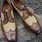 Men's Handmade two tone shoes Men wing tip brogue shoes.jpg