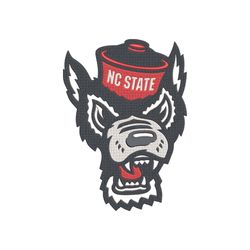 NCAA NC State Wolfpack, NCAA Team Embroidery Design, NCAA College Embroidery Design
