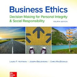 TestBank Business Ethics Decision Making for Personal Integrity and Social Responsibility 4th Edition Hartman