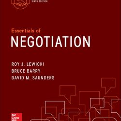 TestBank Essentials of Negotiation 6th Edition Lewicki