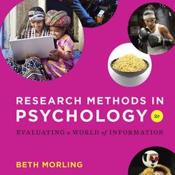 TestBank Research Methods in Psychology Evaluating a World of Information 2nd Edition