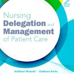 (eBook) Nursing Delegation and Management of Patient Care 2nd Edition