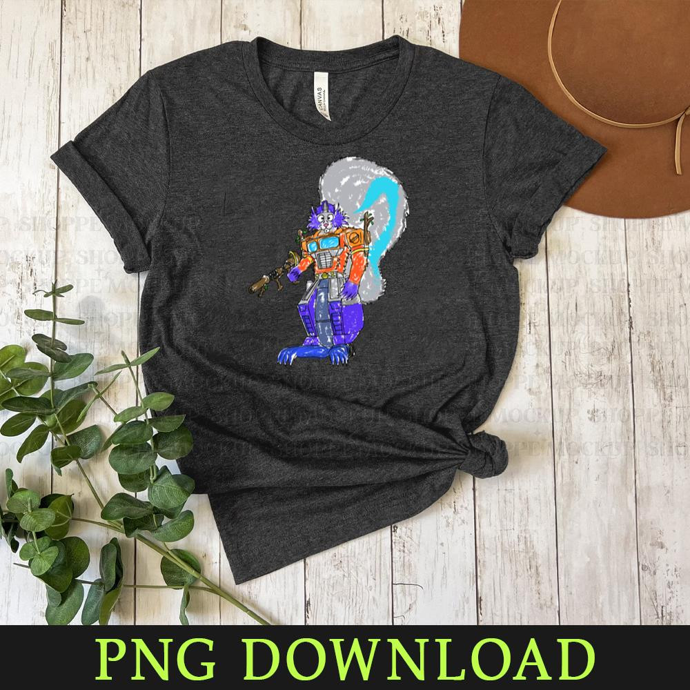 KL150324329-Robot Squirrel Leader Cartoon Animals, PNG design.jpg