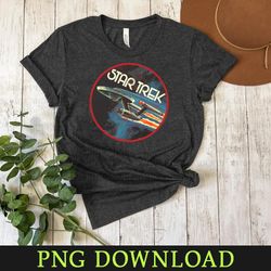 star trek enterprise vintage png design