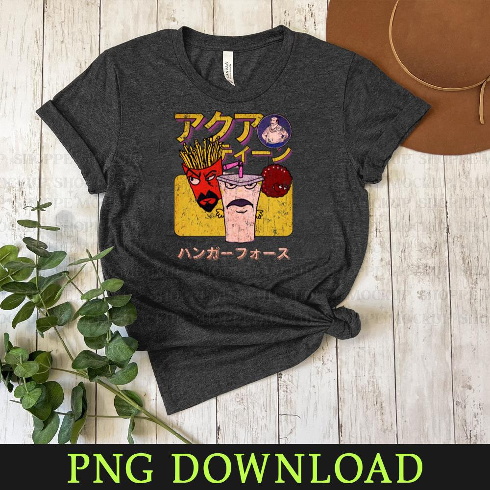 KL16032476-Aqua Teen Hunger Force Japan Vintage Look Fan Art Design PNG design.jpg
