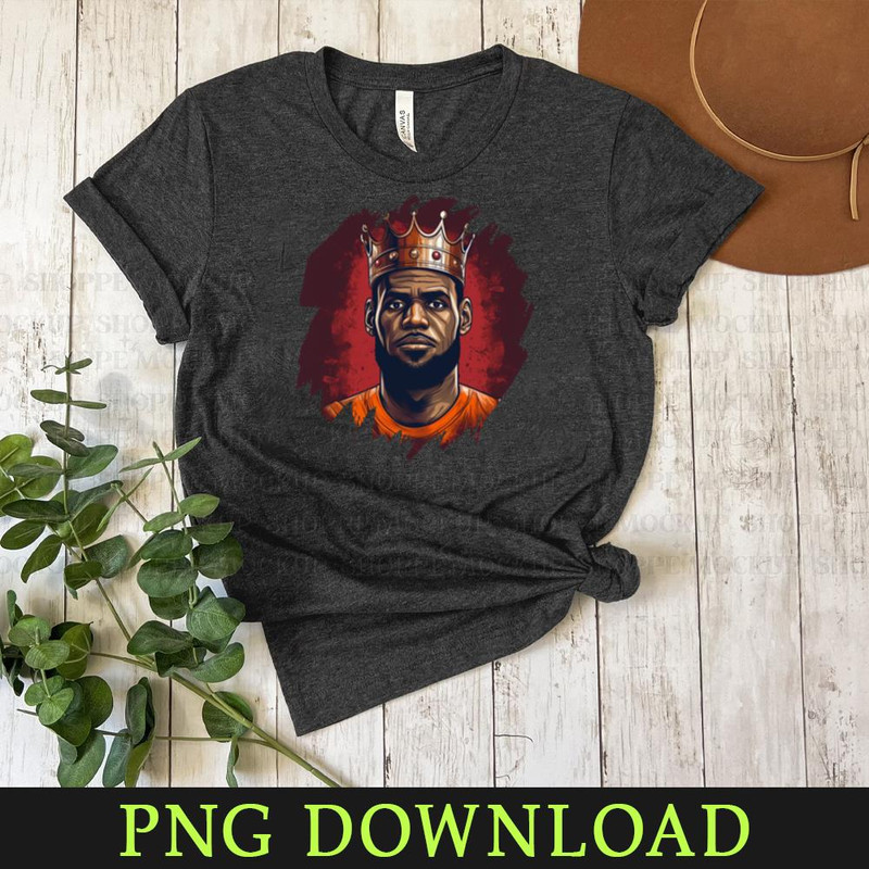 KL03042041561-Lebron James King PNG Sublimation Digital Download.jpg