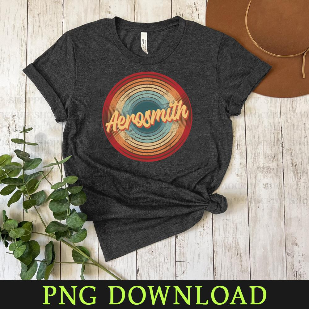 KL04042429-Aerosmith Vintage Circle PNG Sublimation Digital Download.jpg