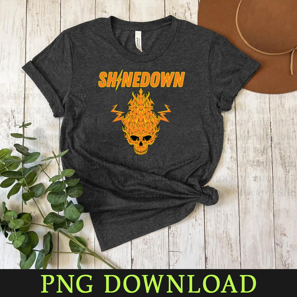 KL040424312-Fire skull shinedown PNG Sublimation Digital Download.jpg