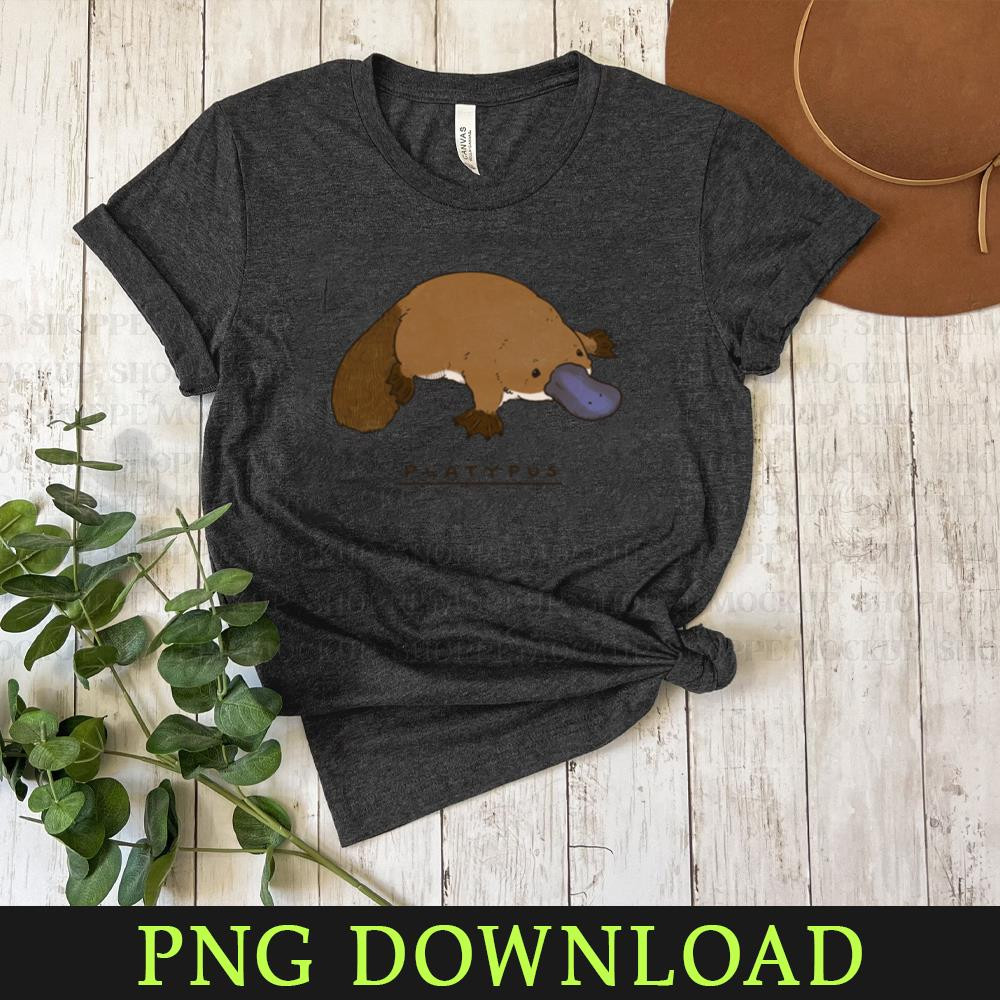 KL05042423-Adorable Brown Platypus PNG Sublimation Digital Download.jpg
