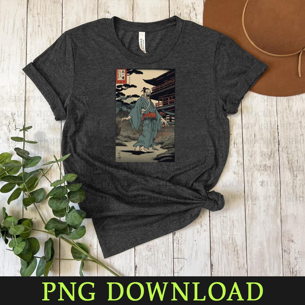 KL0504241414-Zombie Japan Horror Vintage Manga PNG Sublimation Digital Download.jpg