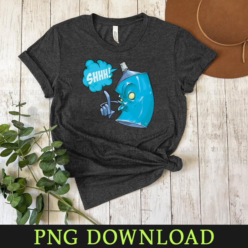 KL080424196-HUSH Cartoon PNG, PNG Sublimation Digital Download.jpg