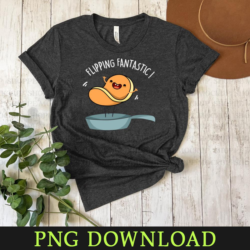 KL080424149-Flippin Fantastic Cute Pancake Pun Cartoon PNG, PNG Sublimation Digital Download.jpg