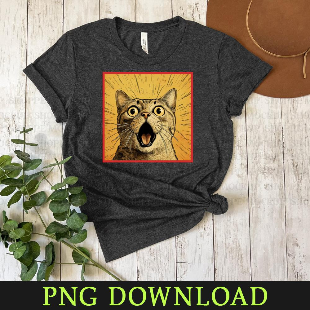 KL080424363-Shocked Cat Cartoon Vintage Cartoon Cat Crazy 2 Cartoon PNG, PNG Sublimation Digital Download.jpg