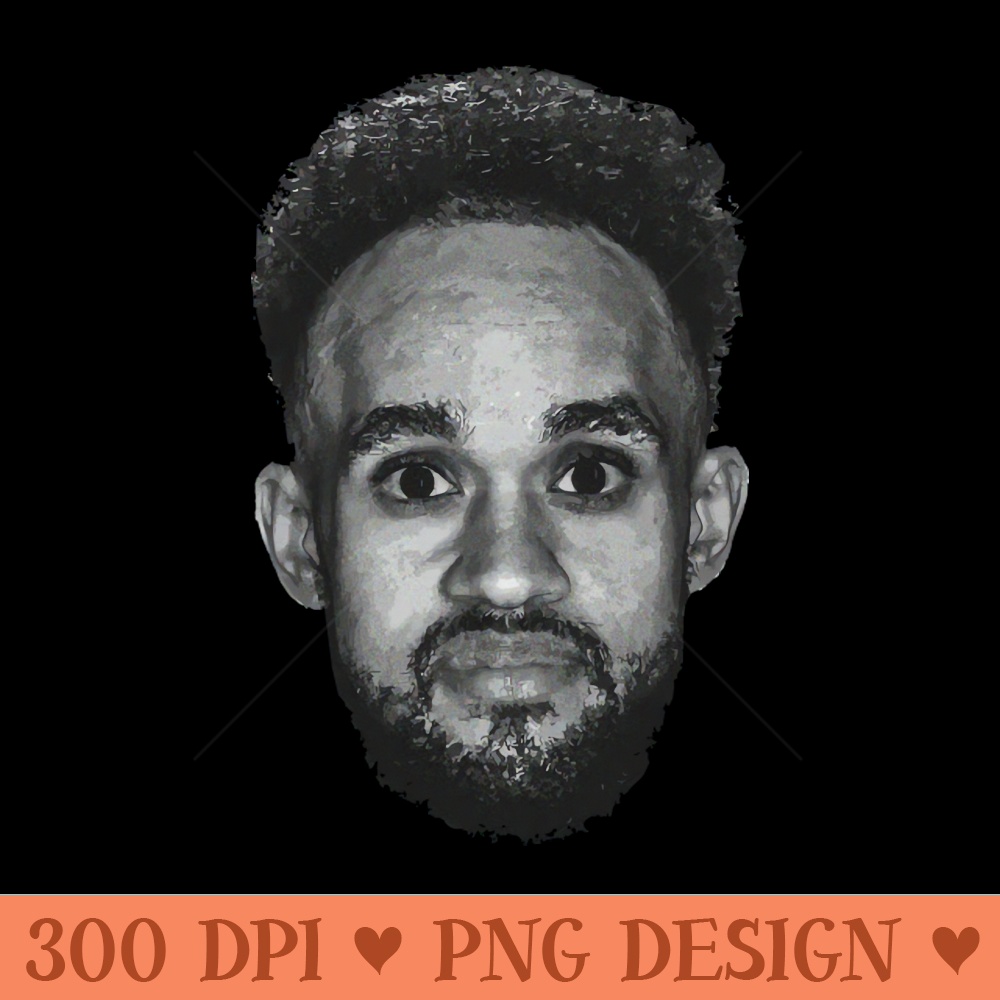 Derrick White Funny Vintage Face - Digital PNG Art - Variety