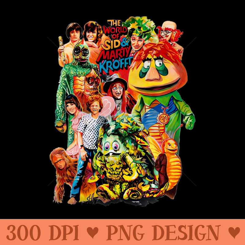 Krofft superstars - PNG Designs - Flexibility