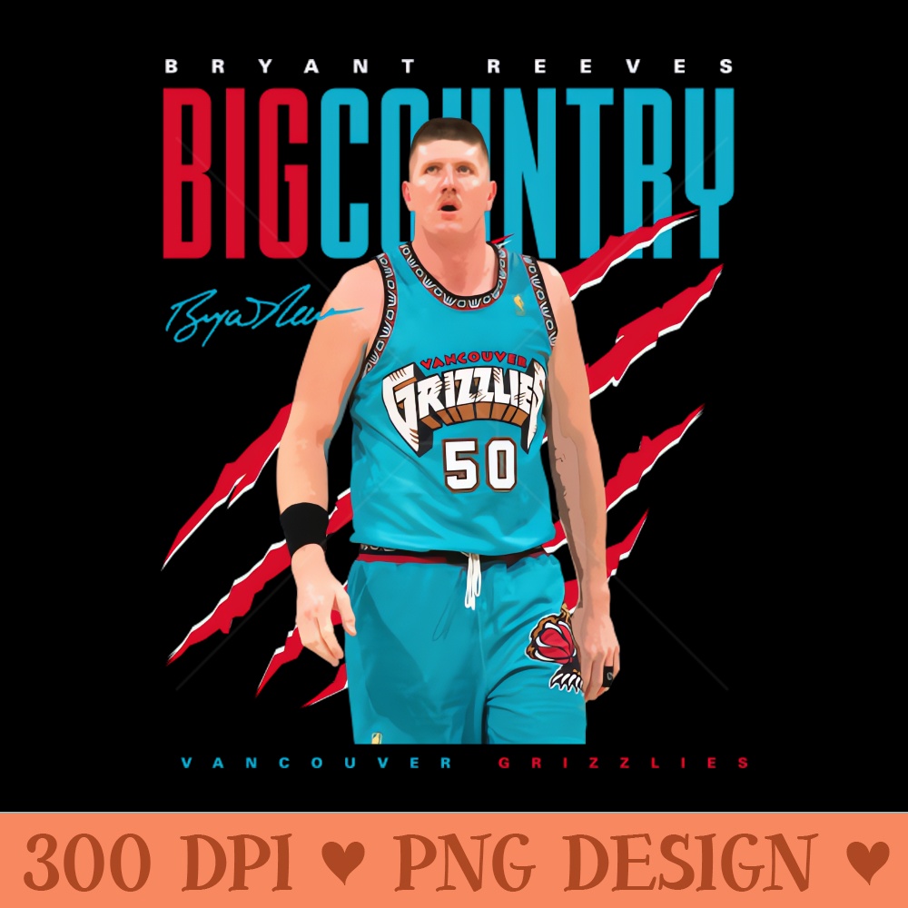 Bryant Reeves Big Country - PNG Design Downloads - High Quality 300 DPI