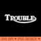 Trouble Solid - PNG Illustrations - Professional Design