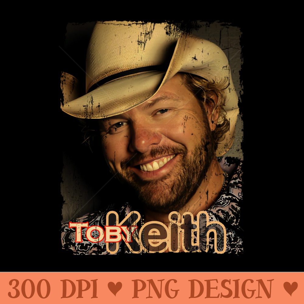 Toby Keith 2 - Artdrawing - Transparent PNG - High Quality 300 DPI