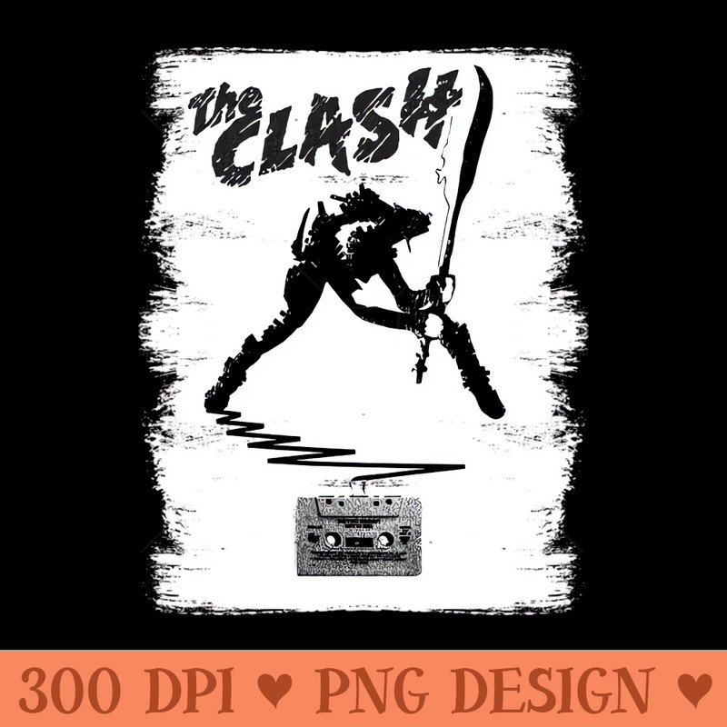 The Clash Grunge Style - Premium PNG Downloads - Unique