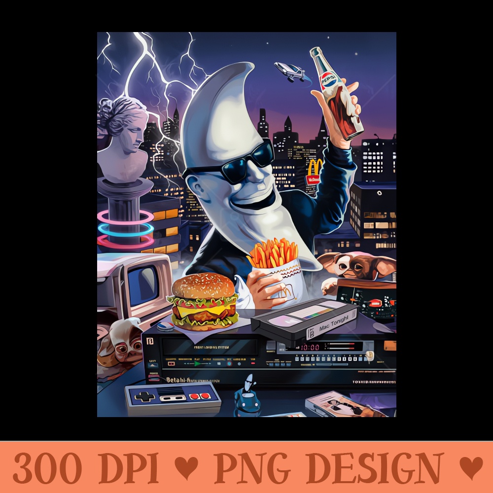 Mac Tonight Poster - PNG Graphics - Popularity