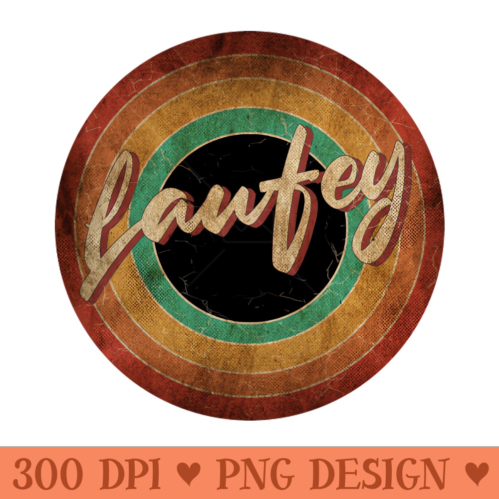 Laufey -Vintage Circle Art - Digital PNG Files - Flexibility