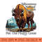 Do Not Pet The Fluffy Cows Yellowstone National Park - Vector PNG Download - Convenience