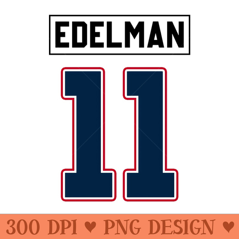 Julian Francis Edelman - PNG Printables - Unique