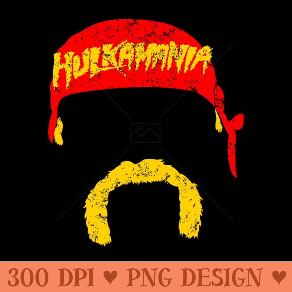 Hulk Hogan Hulkamania Retro Vintage - PNG Clipart - Latest Updates