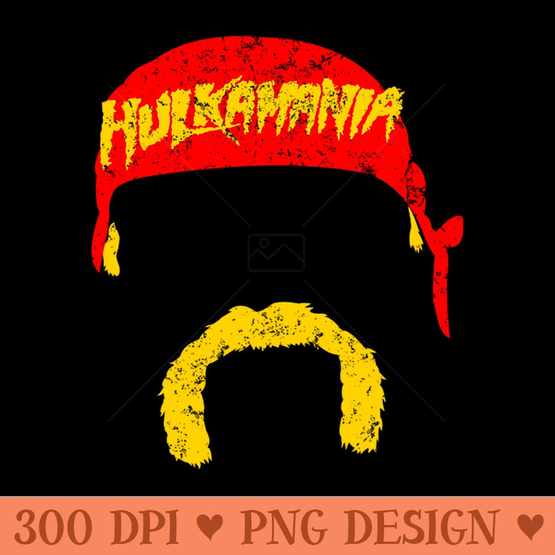 Hulk Hogan Hulkamania Retro Vintage - PNG Clipart - Latest Updates