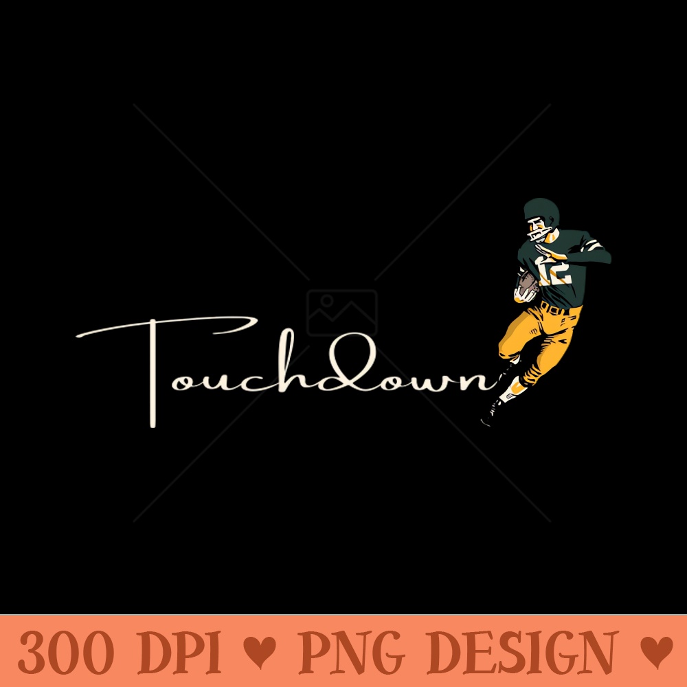 Touchdown Packers - Digital PNG Graphics - Variety