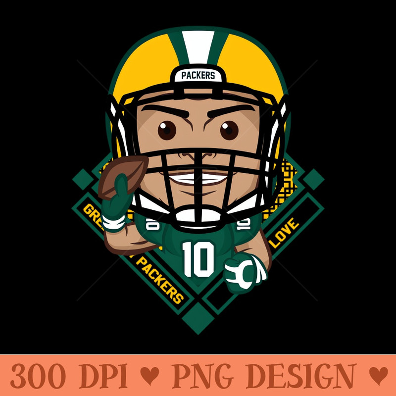 Jordan Love - Digital PNG Art - Variety