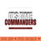 ITS TIME COMMANDERS - PNG Artwork - Professional Design