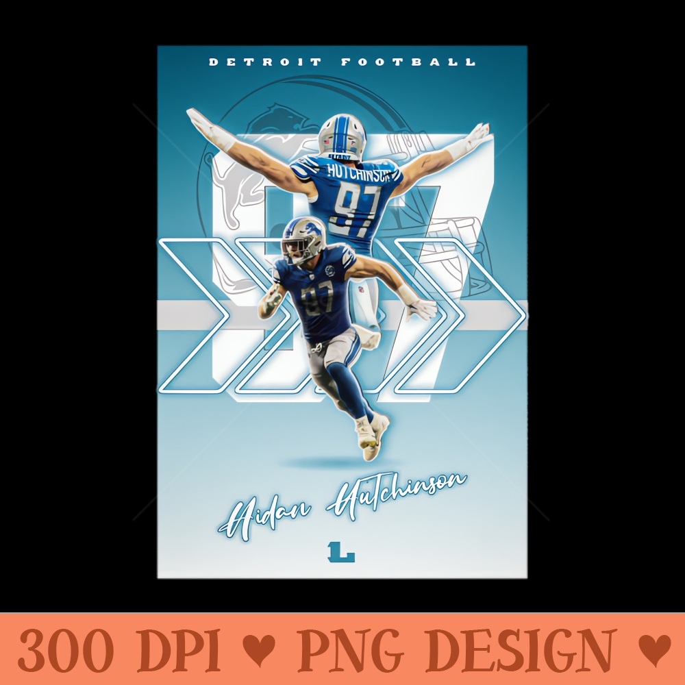 Aidan Hutchinson - PNG File Download - High Quality 300 DPI