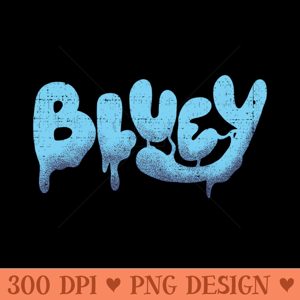 Bluey dad typography vintage - Digital PNG Art - Popularity