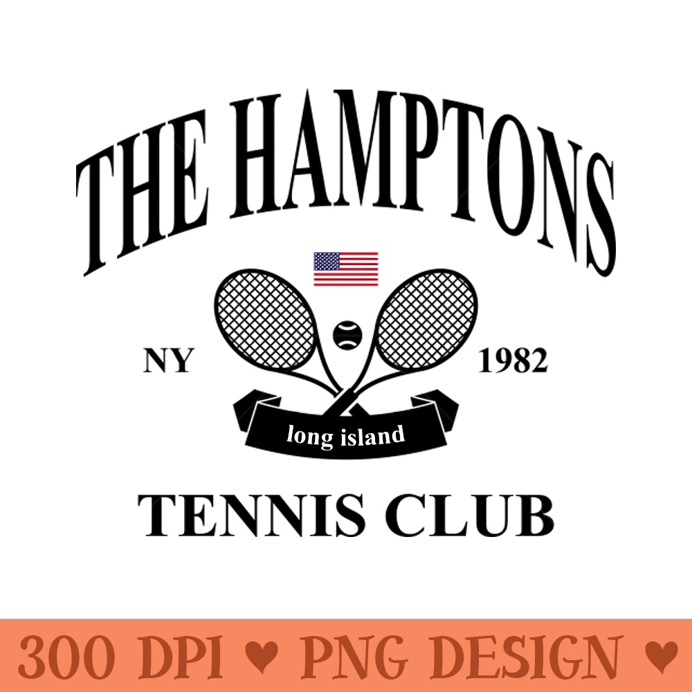 The Hamptons Tennis Club - PNG File Download - High Quality 300 DPI