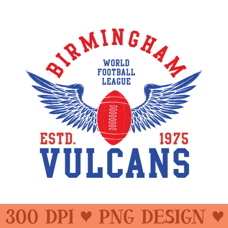 Birmingham Vulcans - PNG Clipart - High Quality 300 DPI