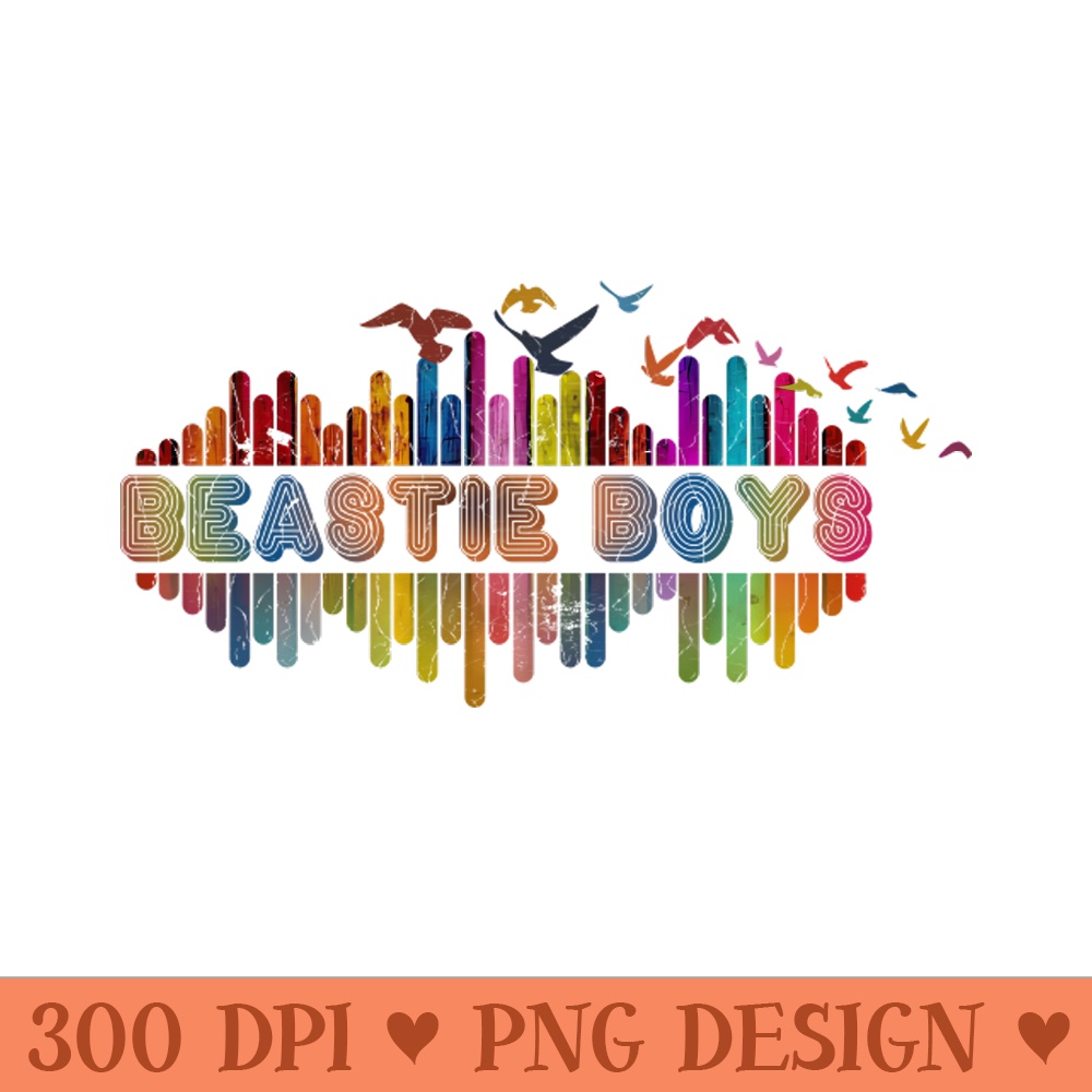 Tone Color Wave With Name-Beastie Boys - PNG Printables - Variety