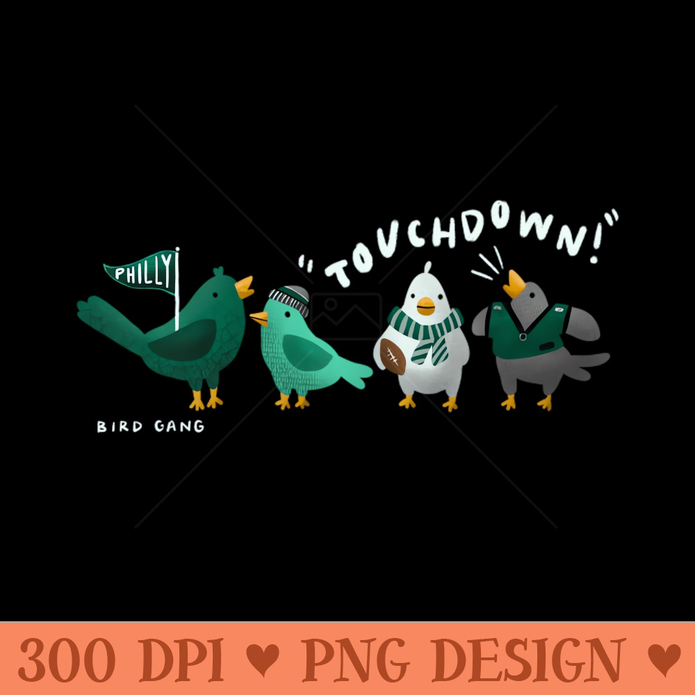Bird Gang - - High Quality 300 DPI