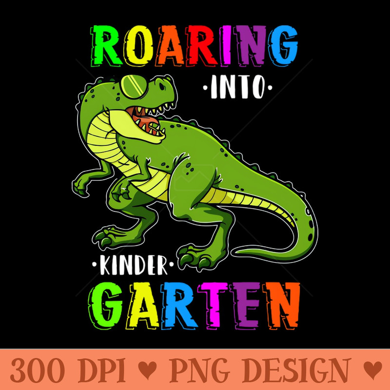 Roaring into kindergarten - Download PNG Graphics - Latest Updates
