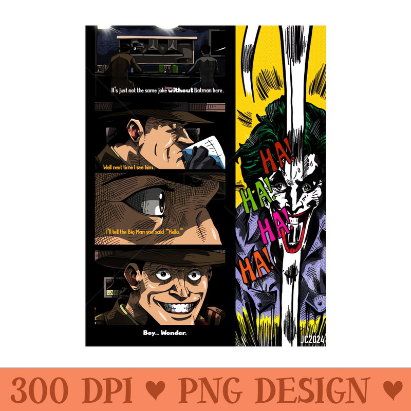 Death In The Family Chance Encounter illustration (digital) - Downloadable PNG - Flexibility