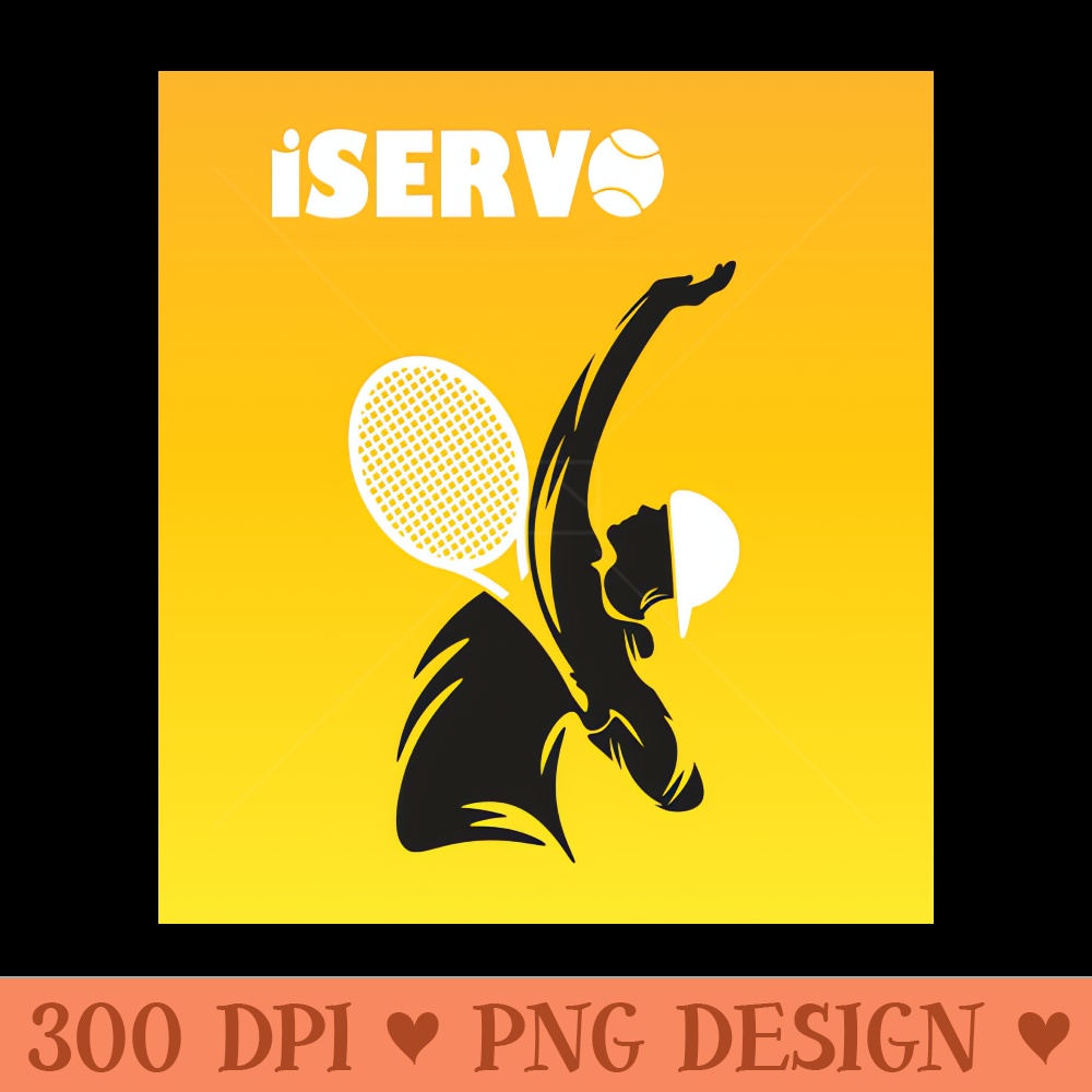 tennis serve - Digital PNG Files - Unique
