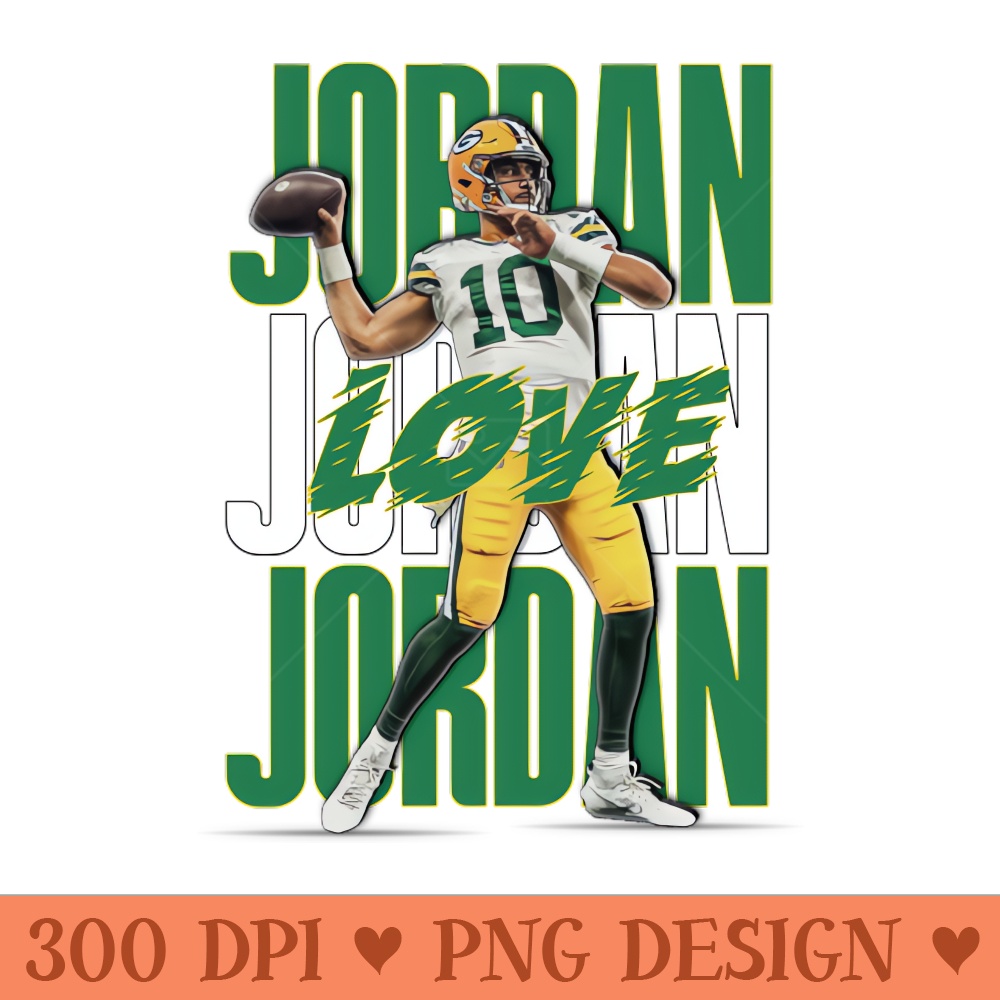 Jordan Love - PNG Artwork - Customer Support