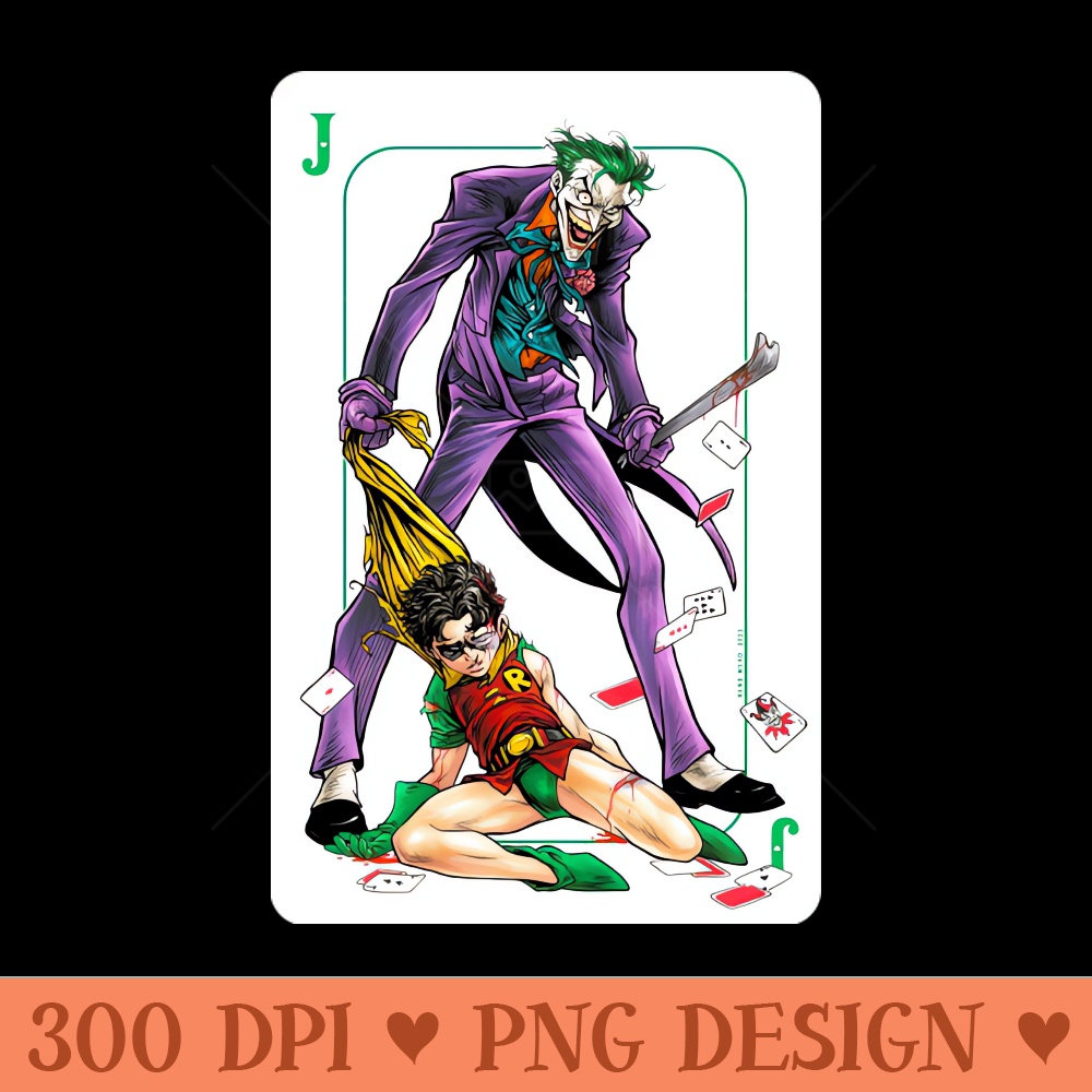 JOKER vs ROBIN - Sublimation PNG Designs - Flexibility