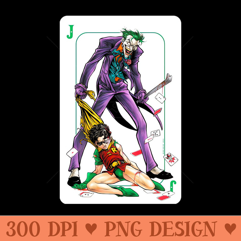 JOKER vs ROBIN - Sublimation PNG Designs - Flexibility