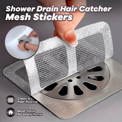 Shower Drain Hair Catcher Mesh Stickers