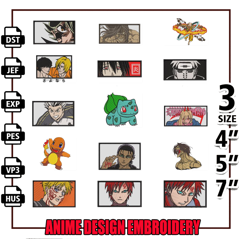 15 Anime Embroidery Design Bundle Files.png