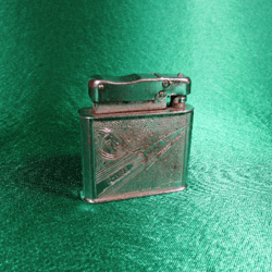 Rare Petrol Lighter First Man in Space YURI GAGARIN Cosmos Metal Military Art Vintage, Soviet Collectibles Gasoline USSR