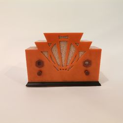 Vintage Rare Miniature Radio Radioline, Crosiey 33S Italia 1933 Portable Radio Collection Model Perfectly Working