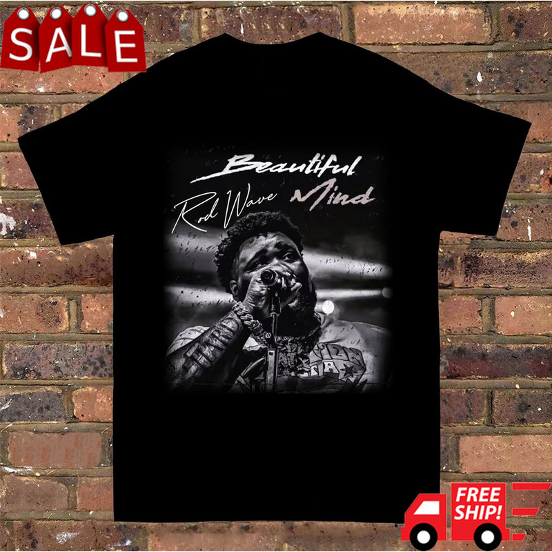 Rod Wave Beautiful Mind SIgnature Black Men All Size S to 5XL T- Shirt Gift.png