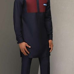 African men clothing, African groom suit, Native ankara styles for men, Prom suit, traditional groom suit,